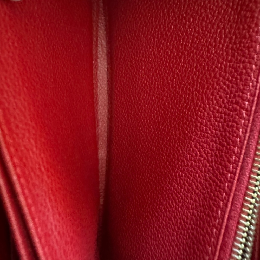 LOUIS VUITTON Red zippy Wallet - Picture 11 of 16
